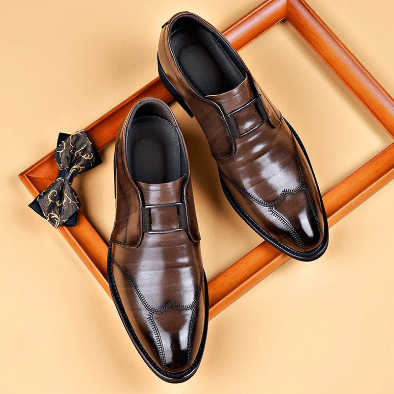 Chaussures Orthopédique Homme D'affaires - Brigitten - Confort Orthopédique