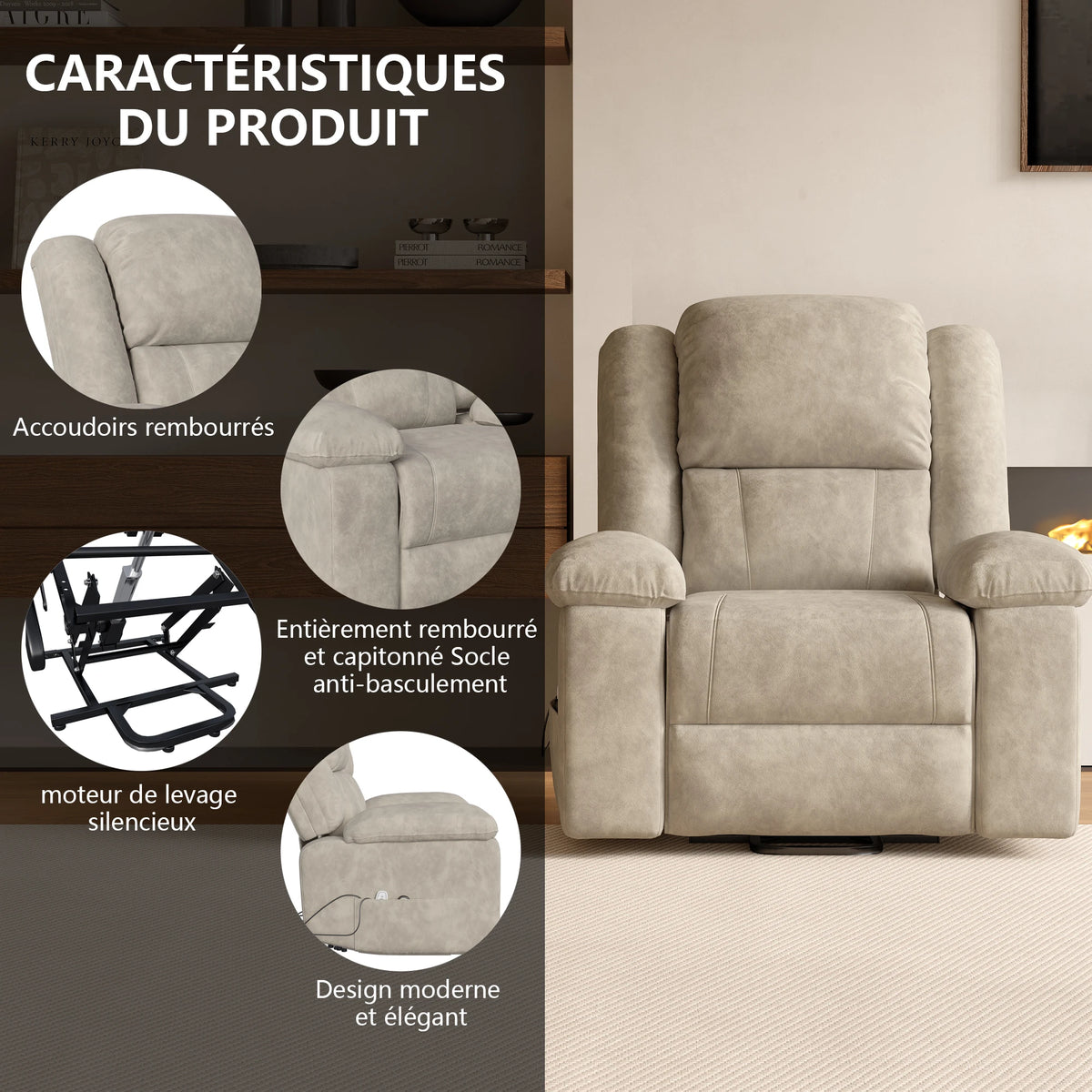 Fauteuils orthopédiques - Relax électrique avec massage intégré - Image 6