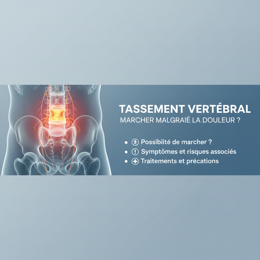 Peut-on marcher avec un tassement de vertèbre ?