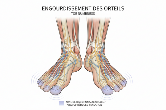 Engourdissement des orteils : Causes, Diagnostique et Solutions
