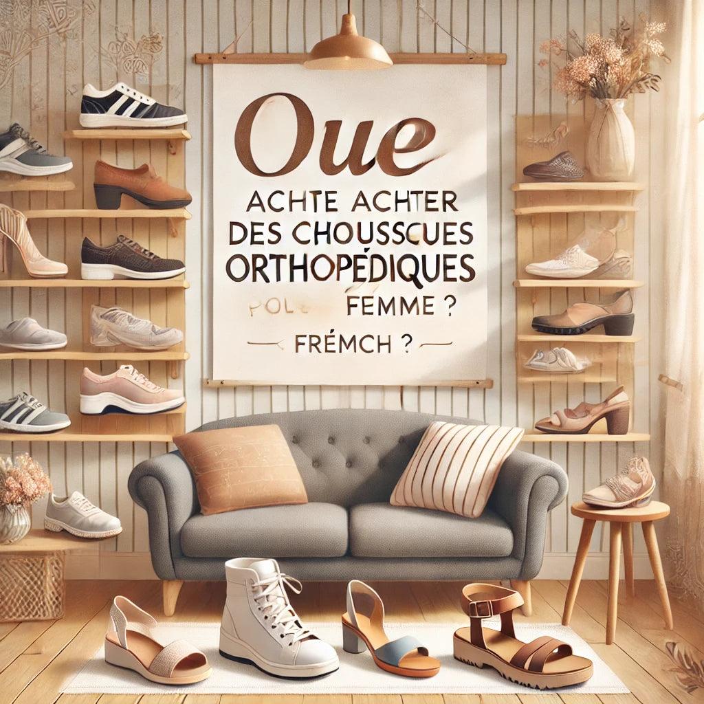 Où puis-je acheter des chaussures orthopédiques pour femme ?