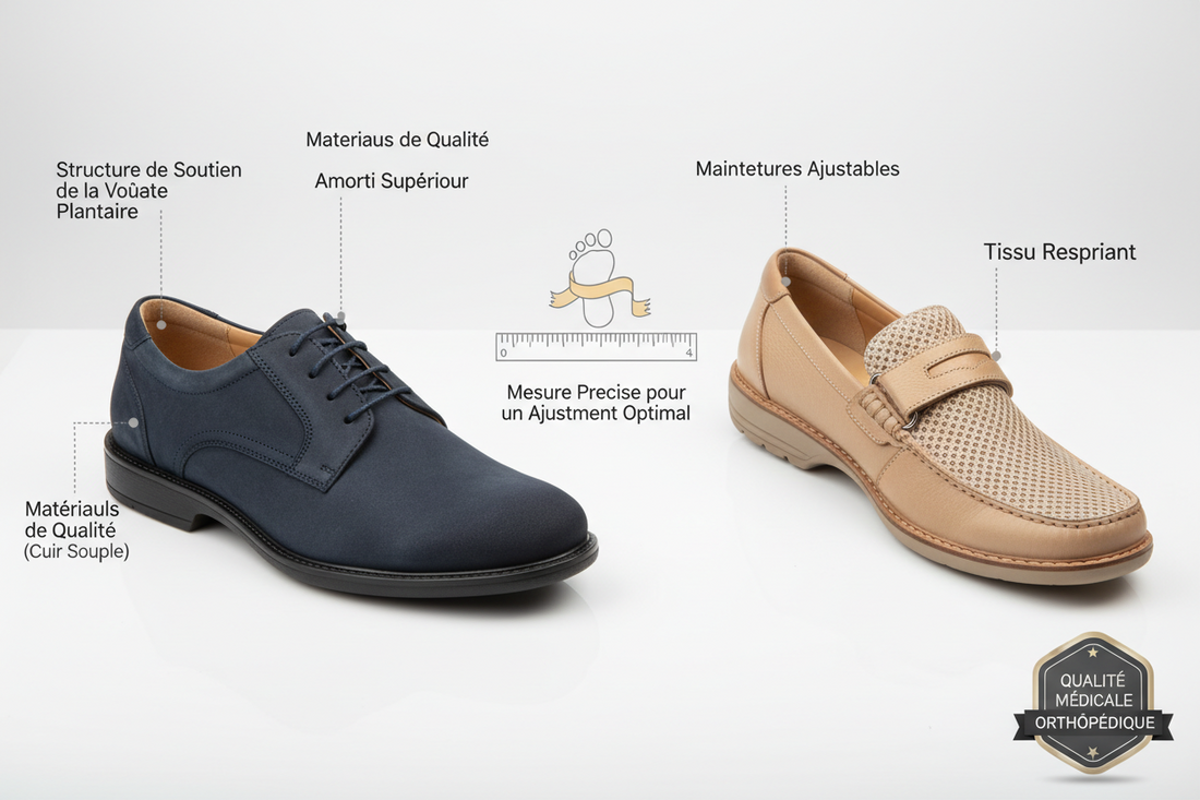 Les 7 critères essentiels pour choisir vos chaussures orthopédiques en 2026
