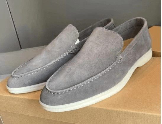 Bandit - Mocassins décontractés en daim pour hommes Confort Orthopédique