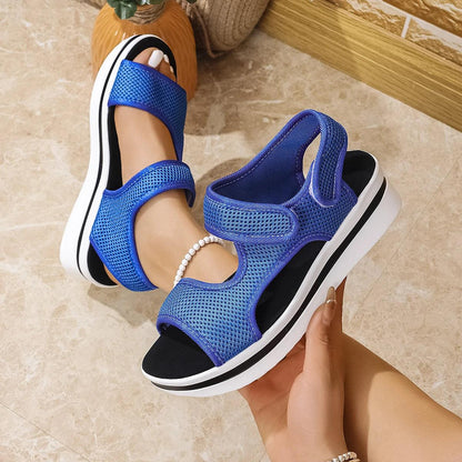 Sandales orthopédiques femme en Maille - Confort Orthopédique