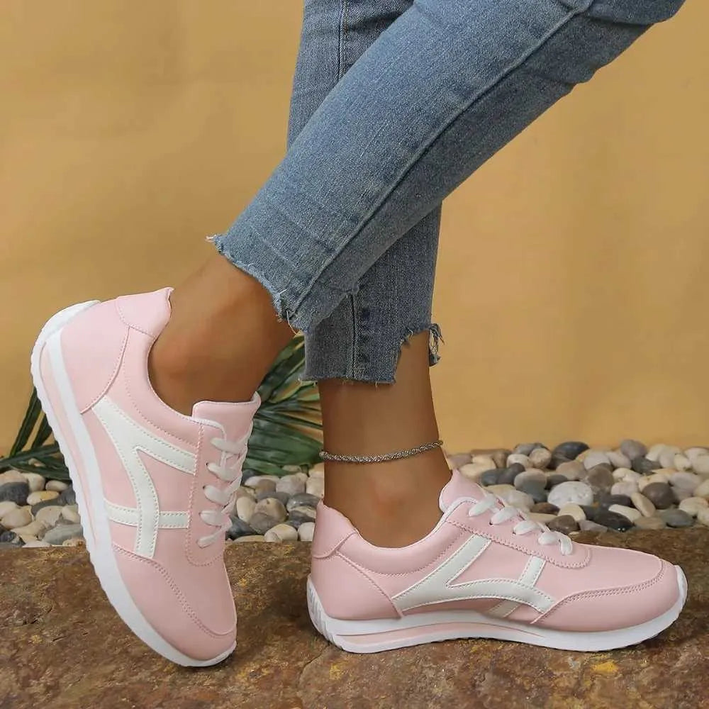 Basket femme large devant - Pink / 40