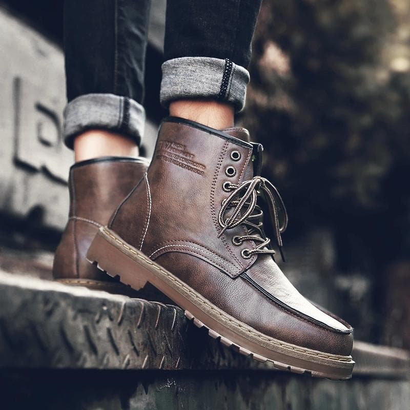 Chaussures Orthopédique Homme stylées - Andres - Kaki / 43