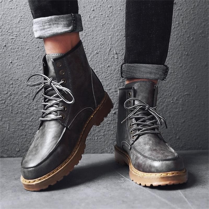 Chaussures Orthopédique Homme stylées - Andres - Kaki / 44