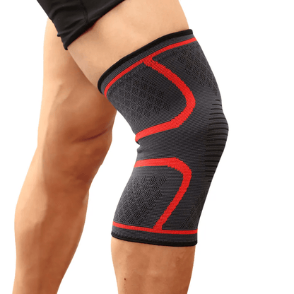 Orthèse genou rouge - Confort Orthopédique