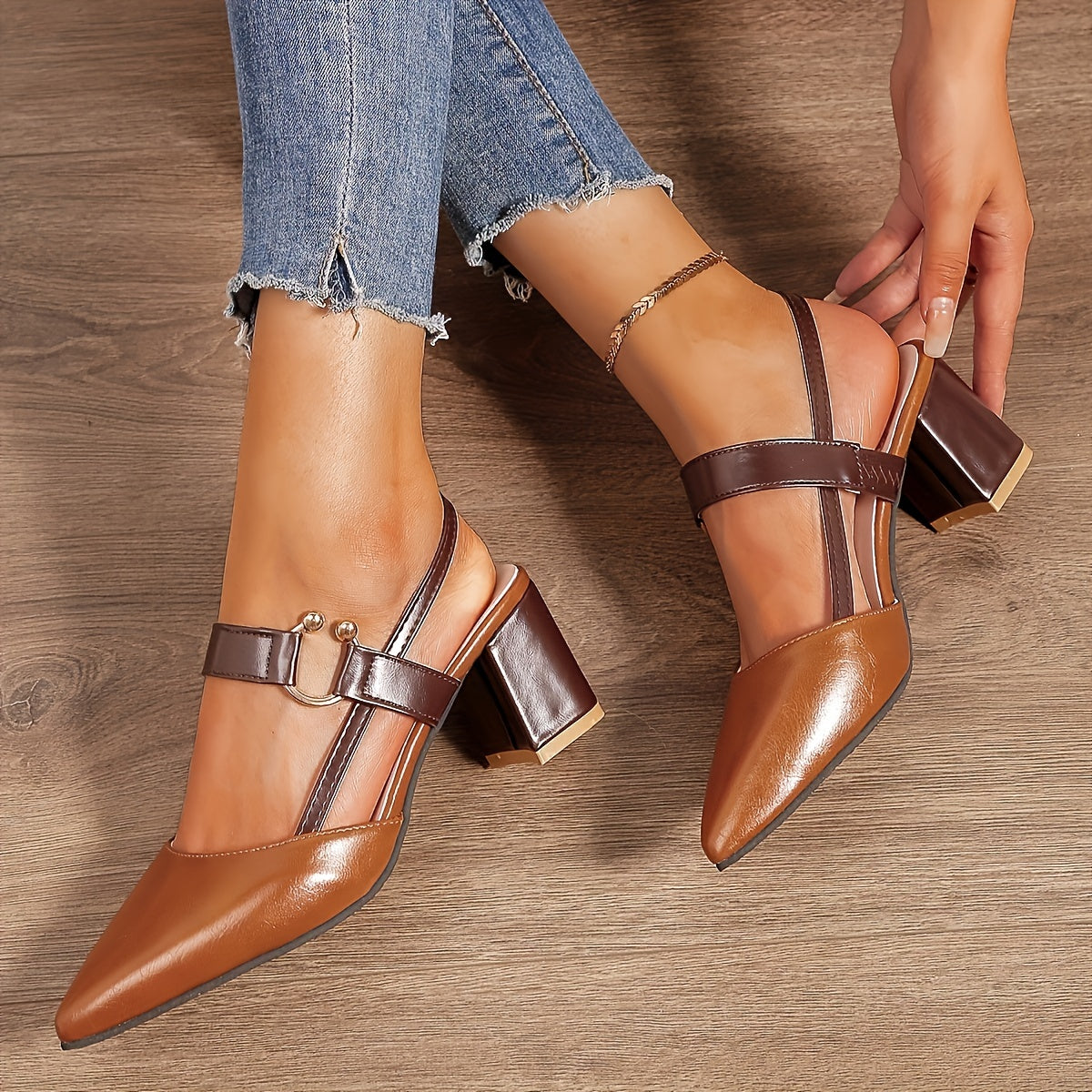 Claudette™ – Escarpins à bride élégants et confortables - Beige / 39.5