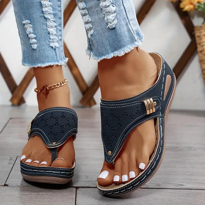 Sandales compensées De plage pour femme - Sill - Confort Orthopédique