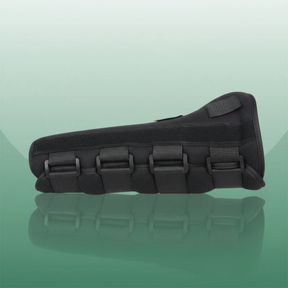 Attelle Bras Coude - Confort et Support Optimal – vue latérale montrant la texture en mesh et les sangles de maintien