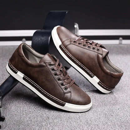 Chaussures Orthopédiques Hommes en cuir - Martin Empirio - Marron / 40
