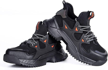 Chaussures de sécurité à bout en acier, respirantes, légères et indestructibles pour hommes - Safety Confort Orthopédique