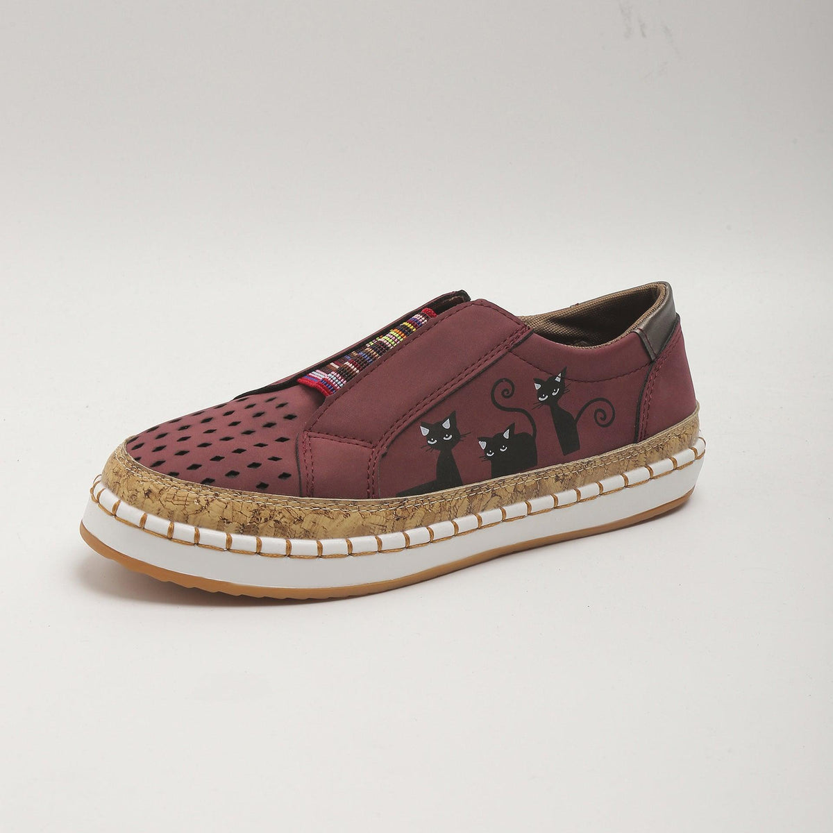 Chaussures plates et décontractées rétro - Barbara - Confort Orthopédique