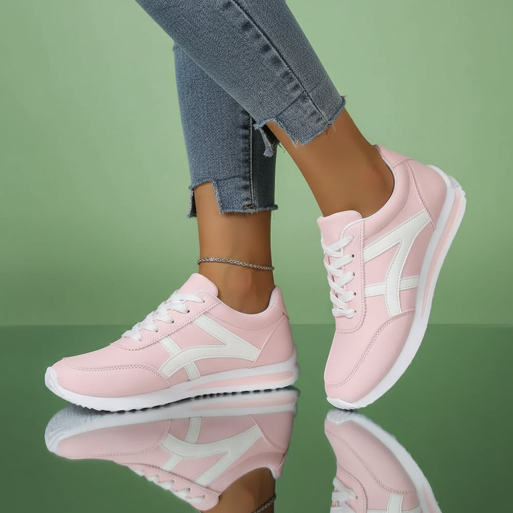 Basket femme large devant - Pink / 36