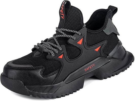Chaussures de sécurité à bout en acier, respirantes, légères et indestructibles pour hommes - Safety Confort Orthopédique