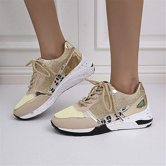 Chaussures Orthopédiques Modernes à Imprimé Léopard pour Femme - Confort Orthopédique