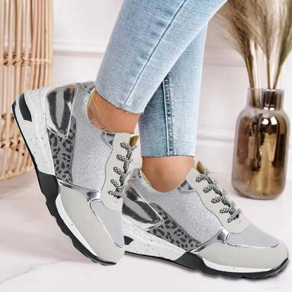 Chaussures Orthopédiques Modernes à Imprimé Léopard pour Femme - Confort Orthopédique