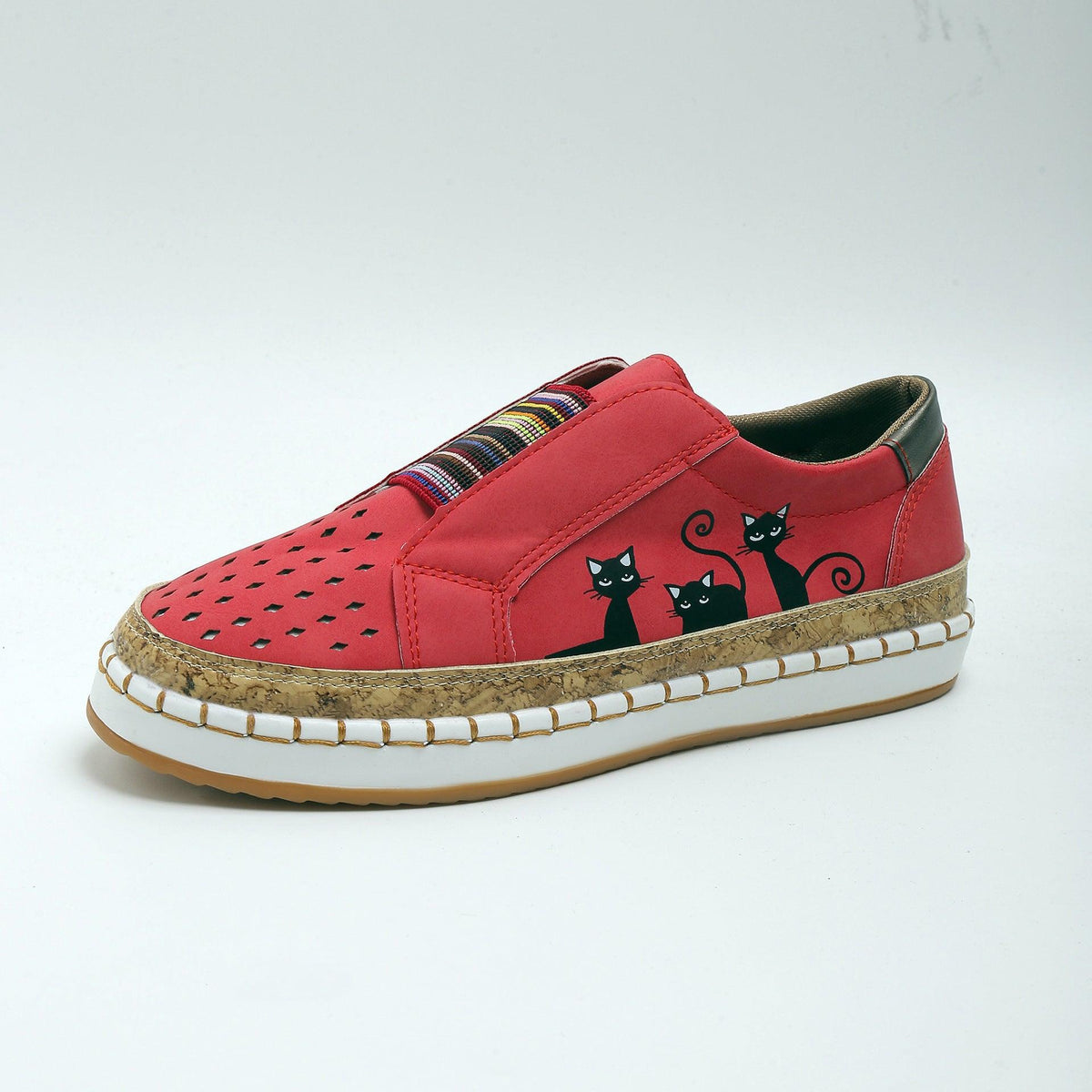 Chaussures plates et décontractées rétro - Barbara - Confort Orthopédique