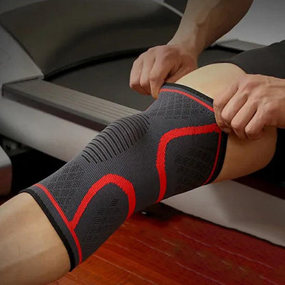 Orthèse genou rouge - Confort Orthopédique