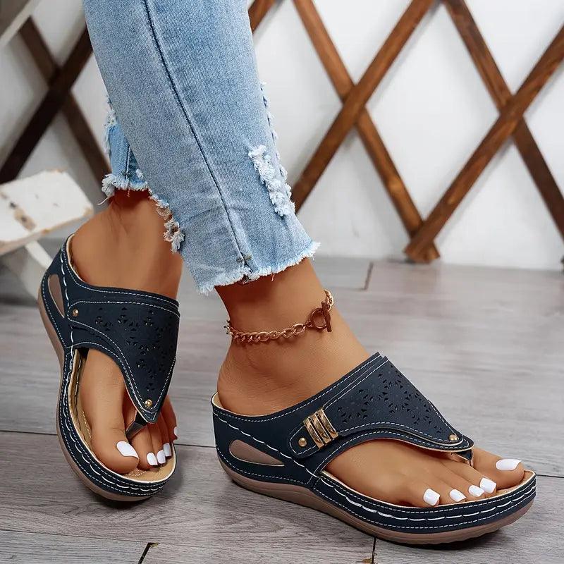 Sandales compensées De plage pour femme - Sill - Confort Orthopédique