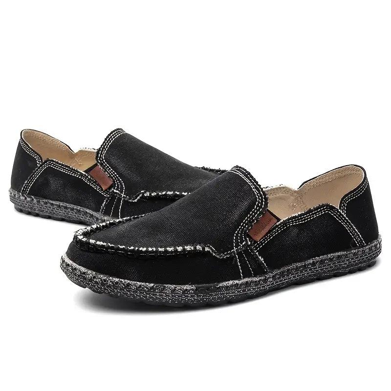 NATHAN - Mocassins Urban Canvas Confort Orthopédique