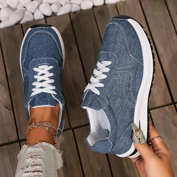 Chaussures Orthopédiques Tendances en Denim Femme - Confort Orthopédique