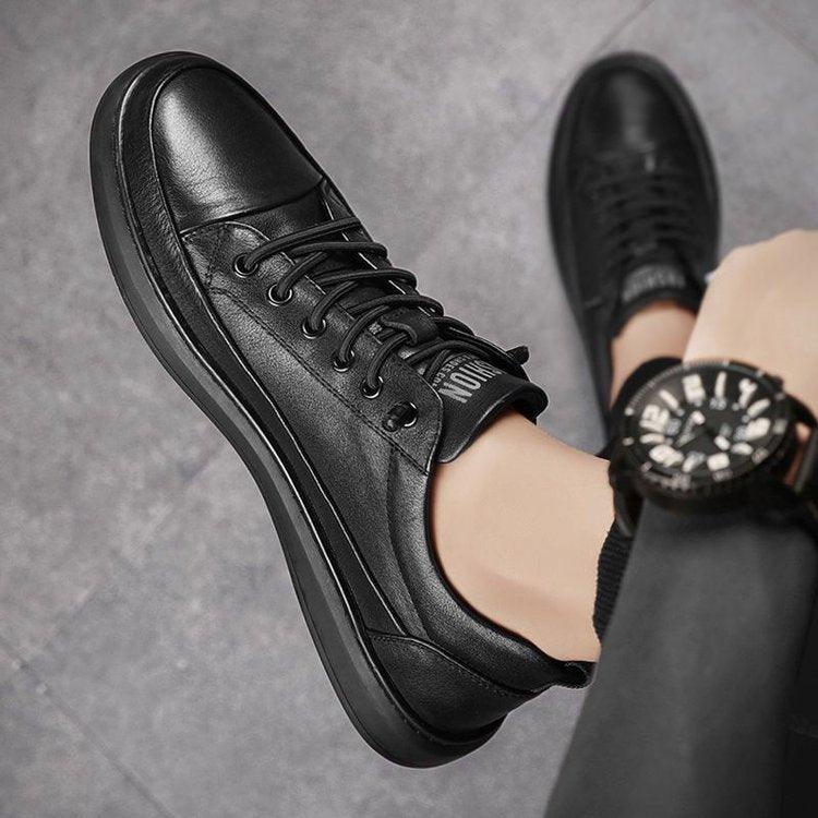 Chaussures Orthopédiques Hommes décontractées en cuir véritable - Confort Orthopédique