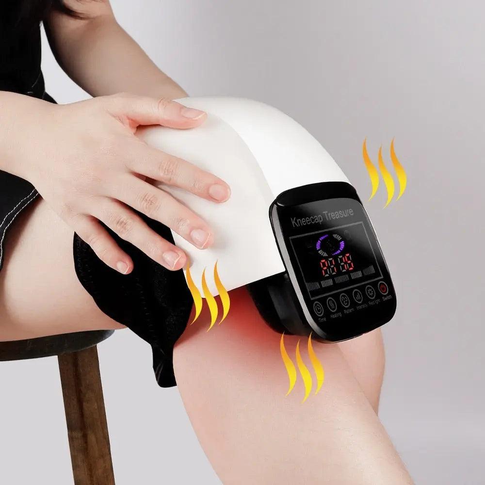 Appareil de physiothérapie | Massage du genou, pression d'air et Vibration – vue produit 2