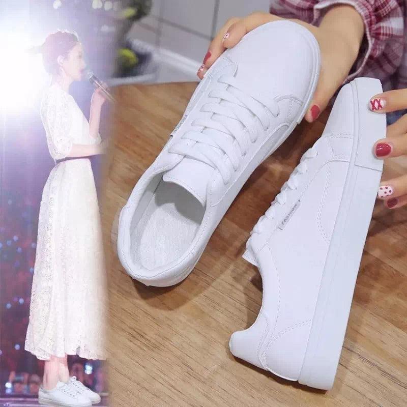 Basket en cuir pour femmes - Confort Orthopédique