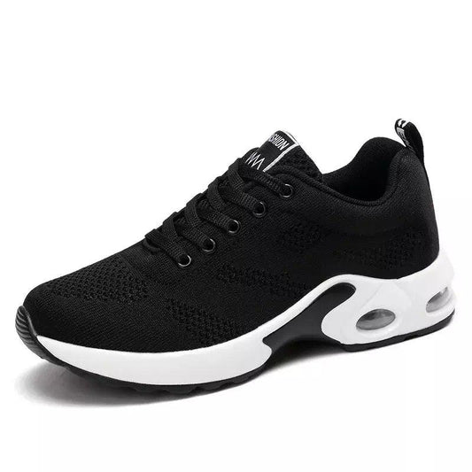 Basket noir et blanche pour femmes - Confort Orthopédique