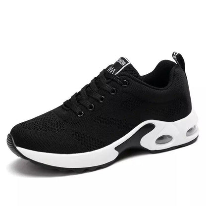 Basket noir et blanche pour femmes - Confort Orthopédique