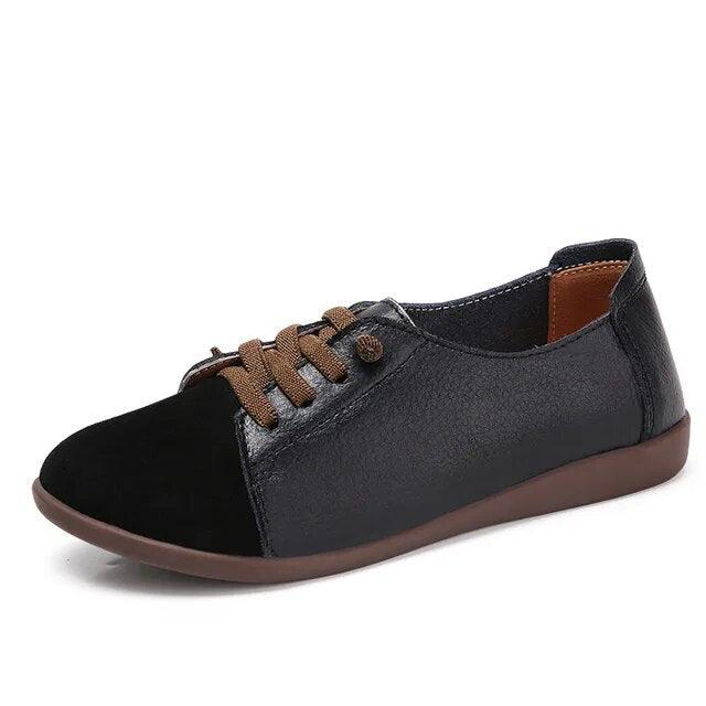 Chaussures orthopédiques à enfiler en cuir Confort Orthopédique