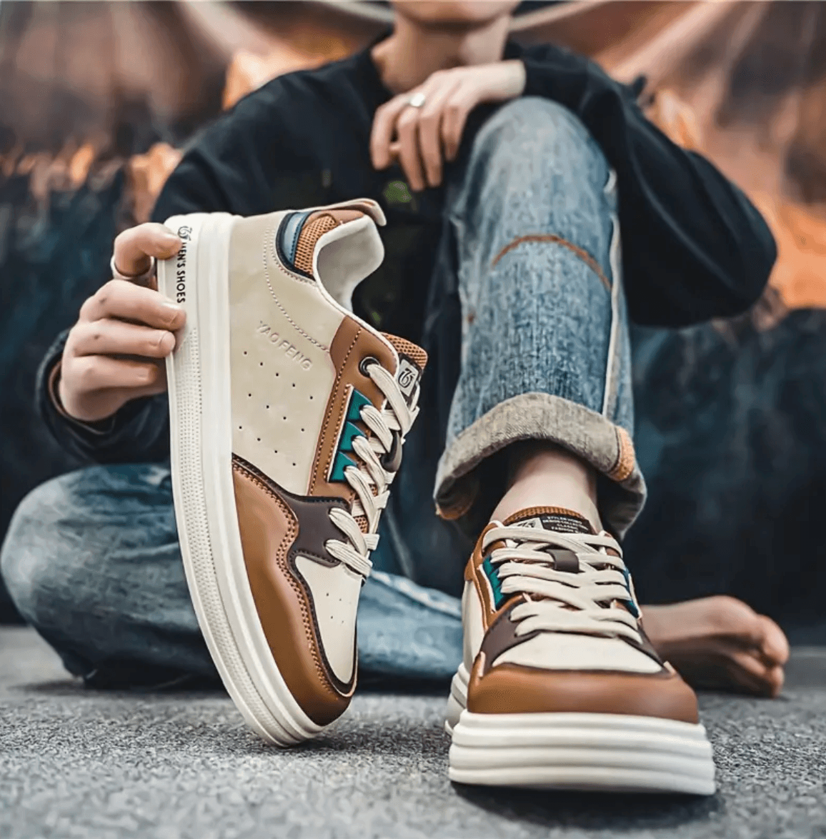 Lars - Les vraies chaussures super décontractées pour hommes Confort Orthopédique