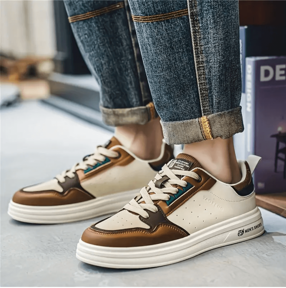 Lars - Les vraies chaussures super décontractées pour hommes Confort Orthopédique
