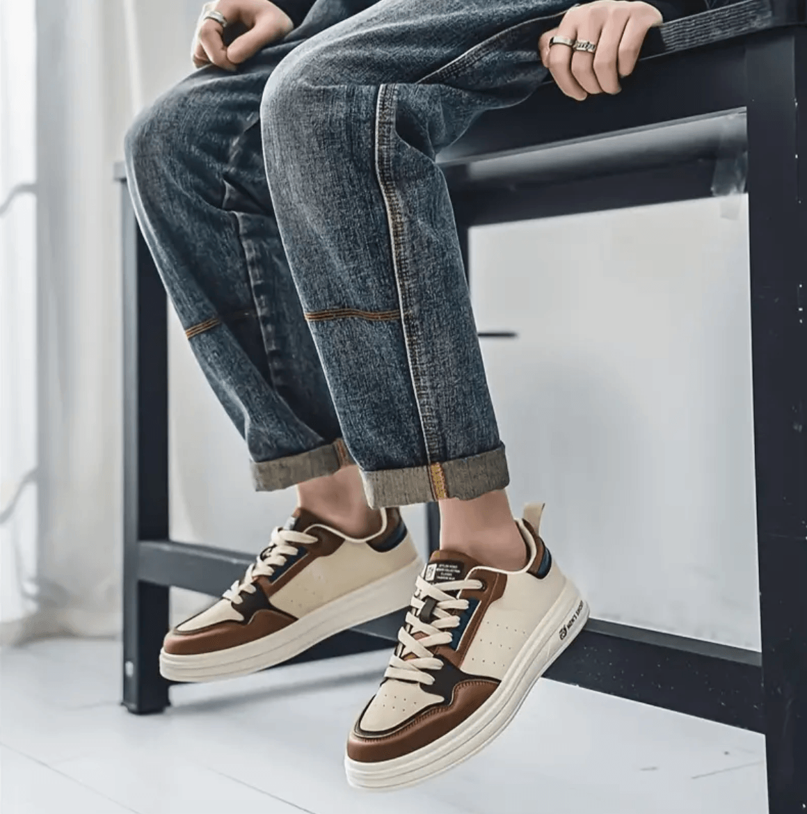 Lars - Les vraies chaussures super décontractées pour hommes Confort Orthopédique
