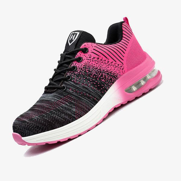 Chaussures de sécurité légères avec bulles d'air pour femmes Confort Orthopédique