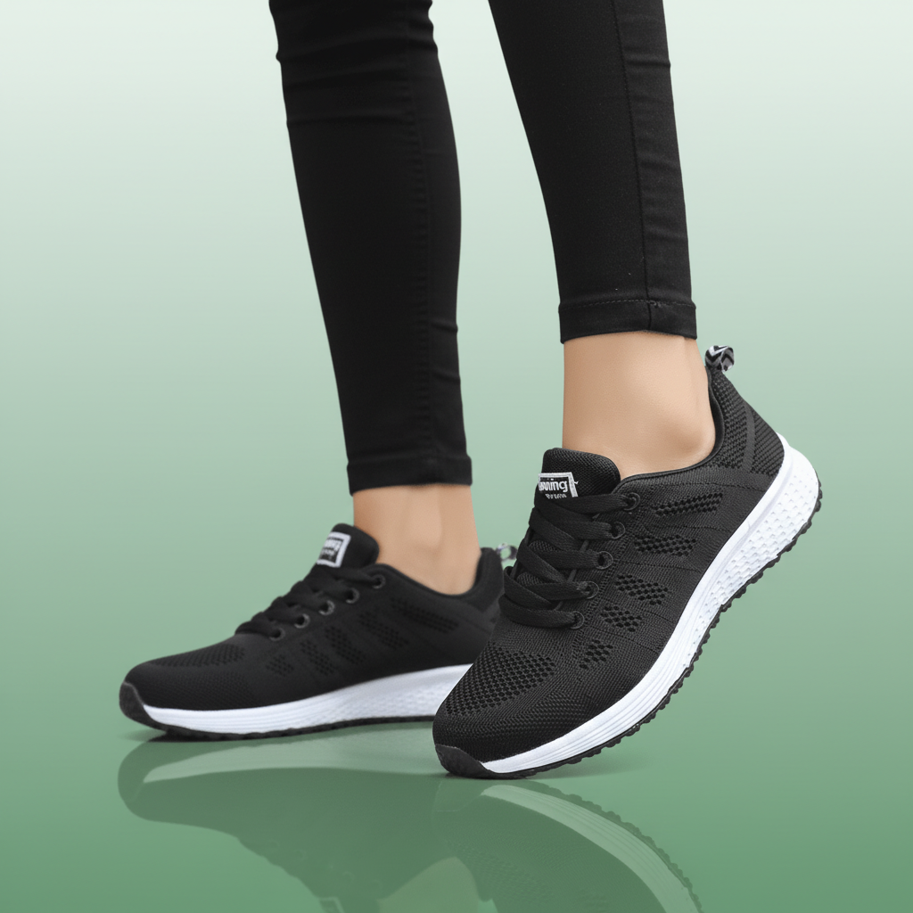 Baskets de Marche Anti douleurs pour Femme Vitalya™ - Confort Orthopédique