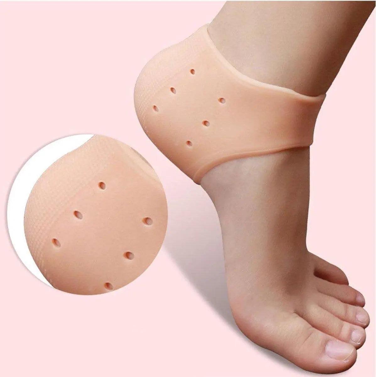 Chaussettes à talons en silicone - Confort Orthopédique