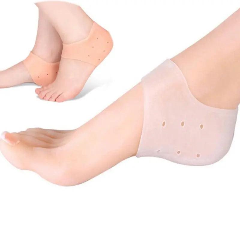 Chaussettes à talons en silicone - Confort Orthopédique
