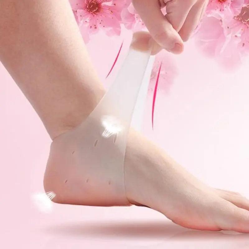 Chaussettes à talons en silicone - Confort Orthopédique