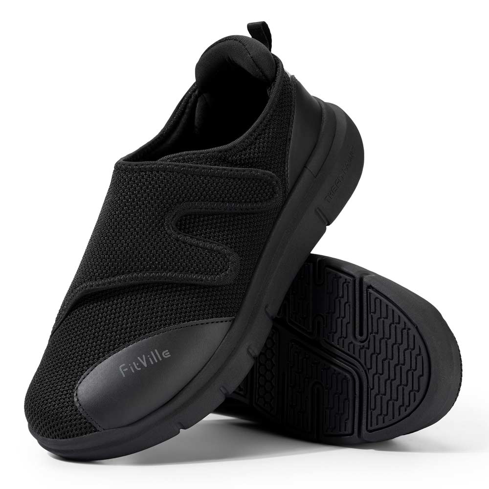 Chaussure orthopédique femme type pharmacie - 41 / Noir