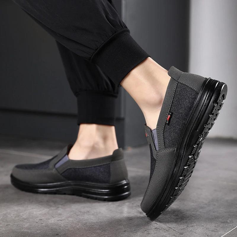 Chaussures Confortables en Toile pour Homme - Parky Confort Orthopédique