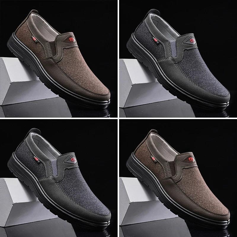 Chaussures Confortables en Toile pour Homme - Parky Confort Orthopédique