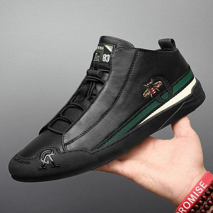 Chaussures en cuir décontractées pour hommes - Patree Confort Orthopédique
