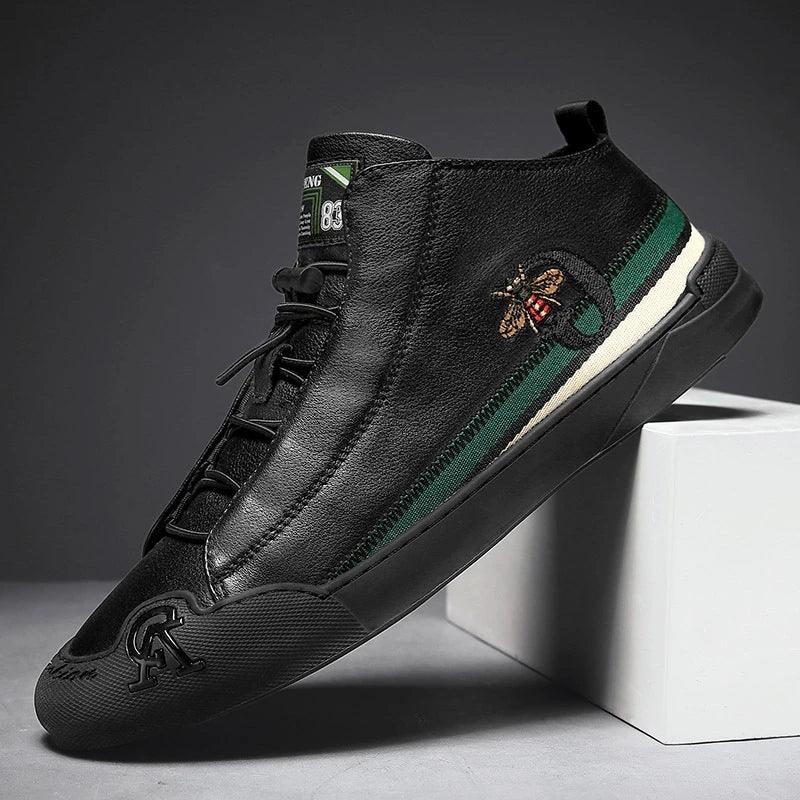 Chaussures en cuir décontractées pour hommes - Patree Confort Orthopédique