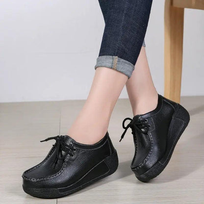 Chaussures orthopédiques respirantes en cuir pour Femme Anna Confort Orthopédique