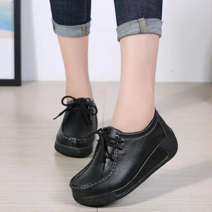 Chaussures orthopédiques respirantes en cuir pour Femme Anna Confort Orthopédique