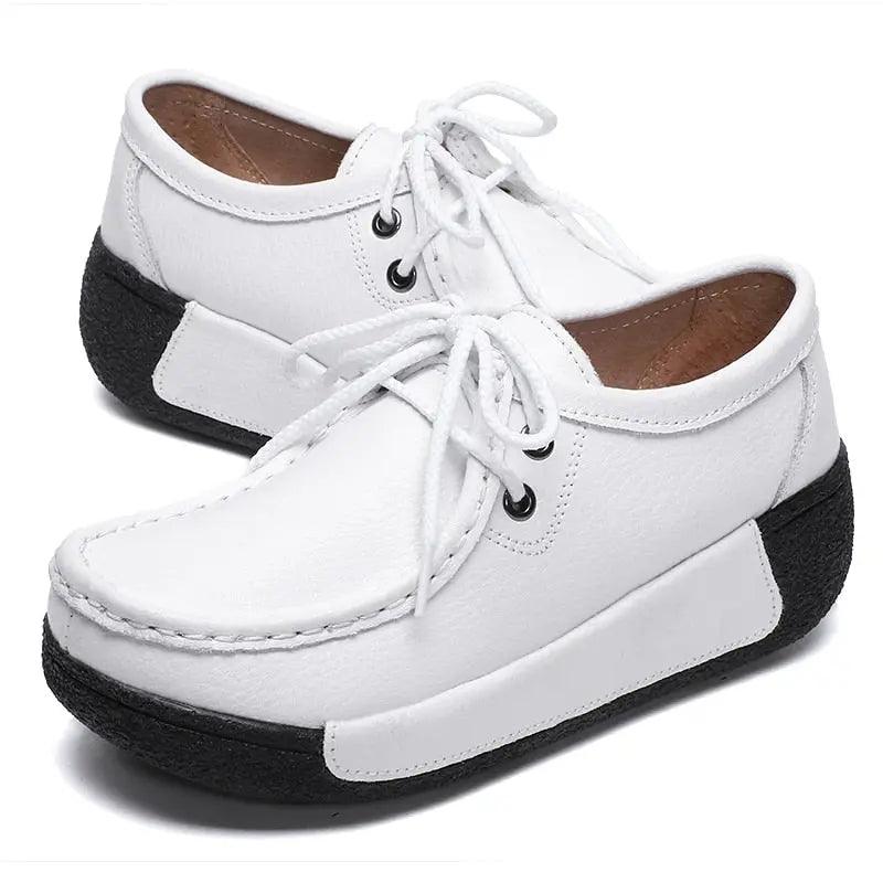 Chaussures orthopédiques respirantes en cuir pour Femme Anna Confort Orthopédique