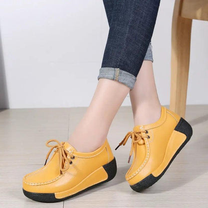 Chaussures orthopédiques respirantes en cuir pour Femme Anna Confort Orthopédique